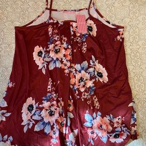 Breastfeeding tank top